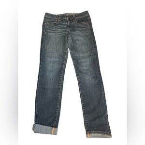 American Eagle Outfitters women’s Dark Blue Straight Leg Jeans size 4